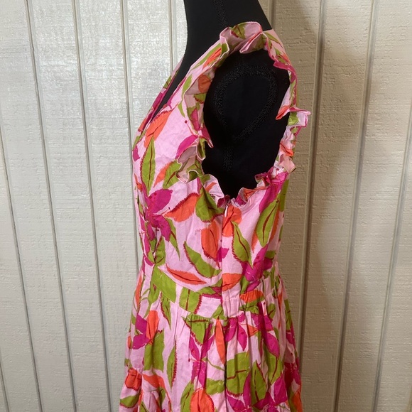 Taylor Printed Lawn Mini Dress, size large. - Picture 5 of 8
